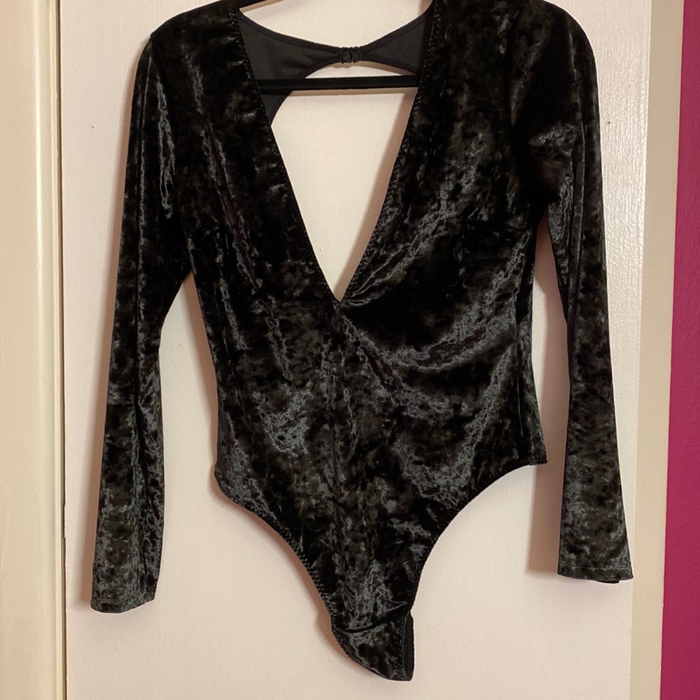 Victoria secret velvet body suit